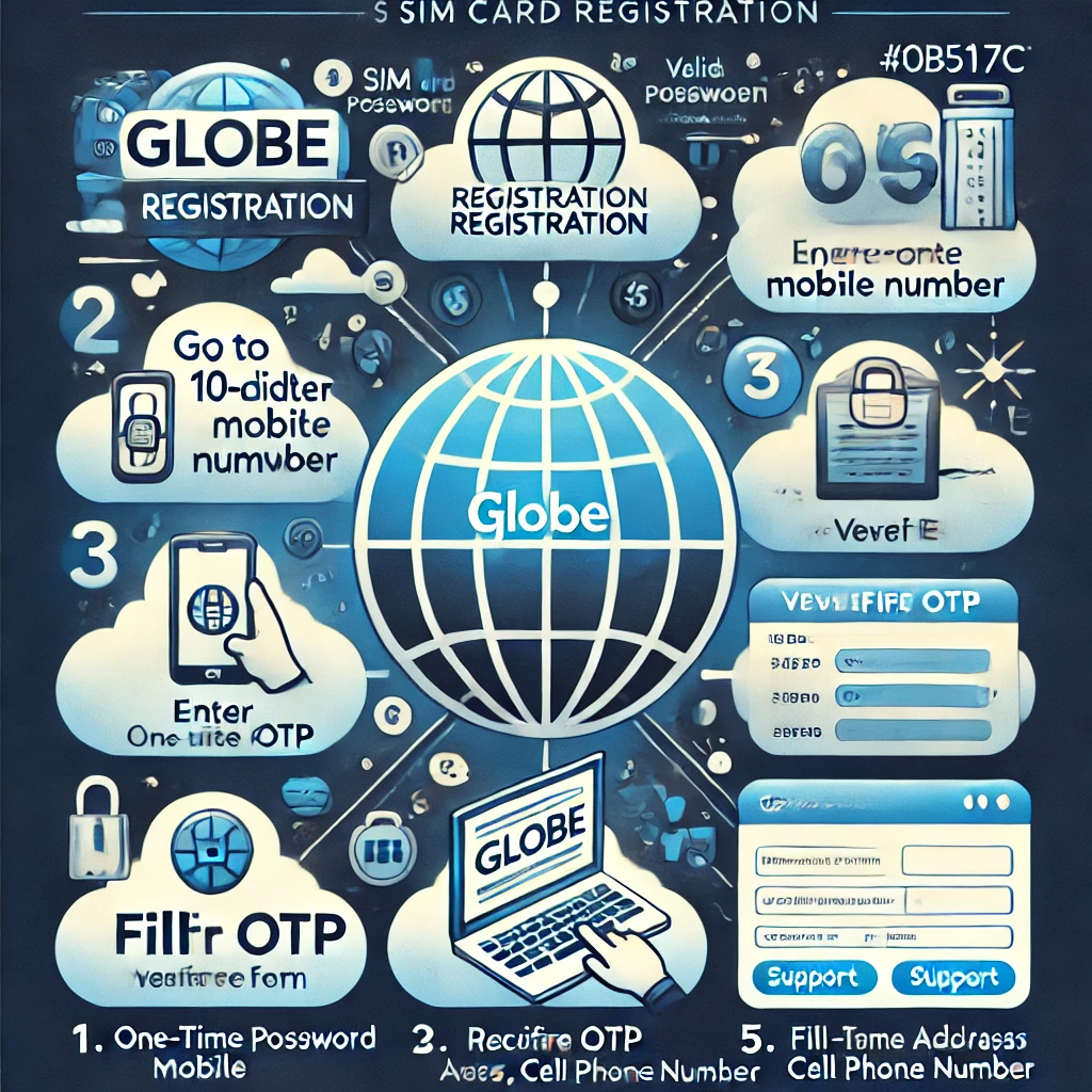 Globe Sim Registration Steps