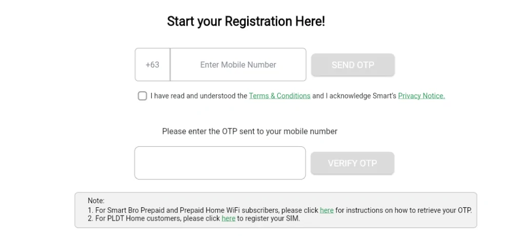 Smart Sim Registration Steps Online Through Link 2024