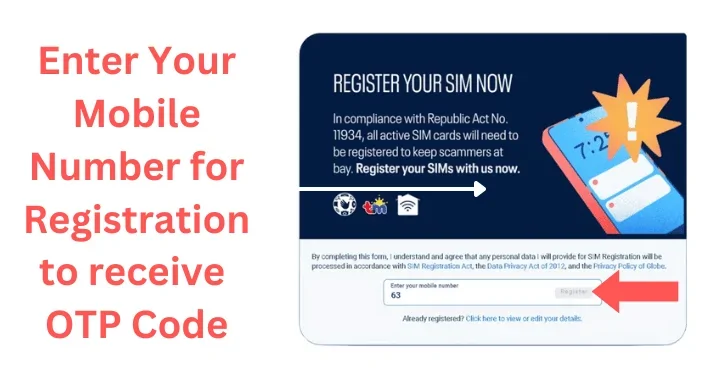 Steps For TM SIM Registration